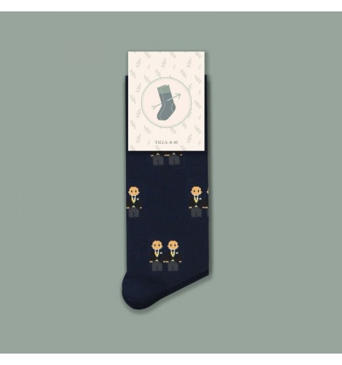 Regalos original para bodas. Calcetines personalizados. Pareja de novios.