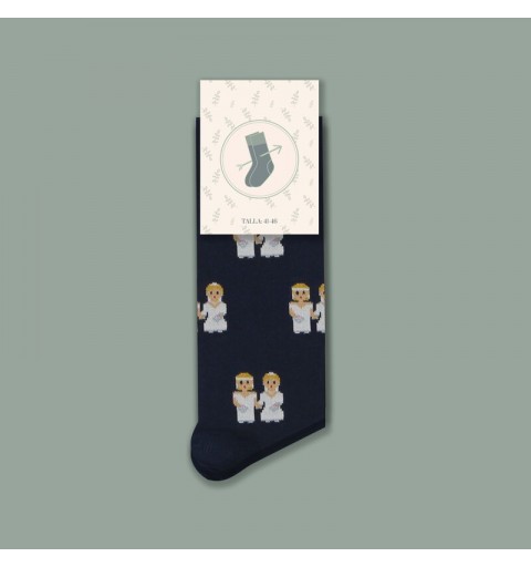 Regalos original para bodas. Calcetines personalizados. Pareja de novias.